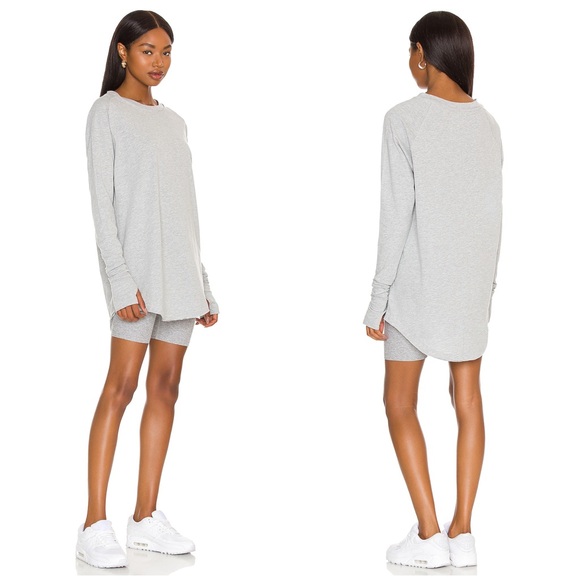 Free People We The Free The Arden Tee in Heather Gray Size S EUC - Picture 4 of 16